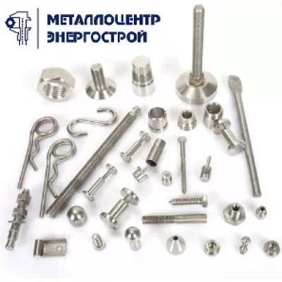 Гайка нержавеющая круглая (цилиндрическая) с двумя отверстиями DIN 547
