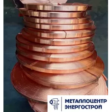 Лента медная 0,6х600 мм М1Ф х/к, кровельная