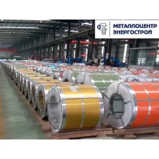 Лист оцинкованный с полимерным покрытием RAL 3012 бежево-красный